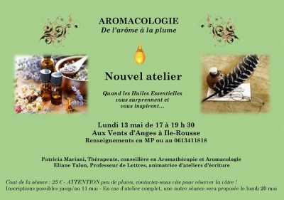 De l'arôme à la plume - Aromathérapie et Aromacologie avec Eliane Talon et Patricia Mariani - L'Île-Rousse