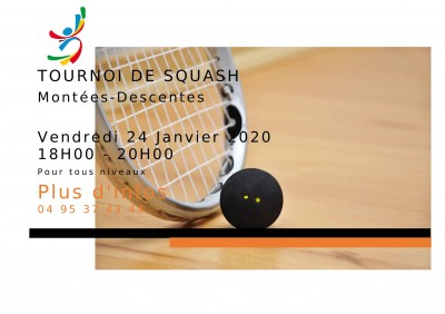 Tournoi de Squash - Complexe sportif Calvi Balagne