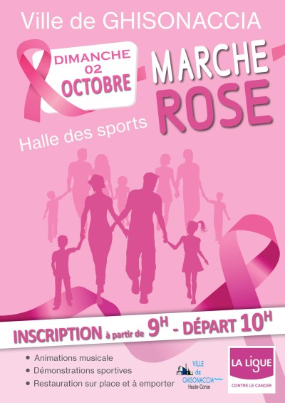 Marche Rose - Octobre Rose 2022 - Ghisonaccia