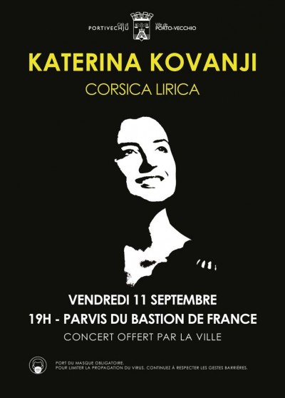Katerina Kovanji - Parvis du Bastion de France - Porto-Vecchio