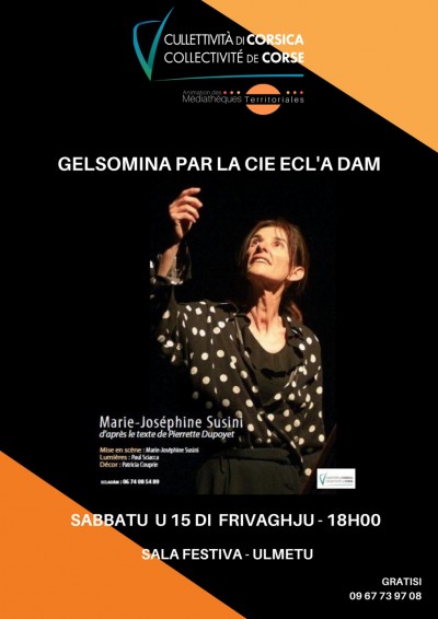 Gelsomina - Marie Joséphine Susini - Salle des fêtes - Olmeto