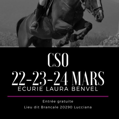 Concours CSO Ecuries Laura Benvel - Lucciana
