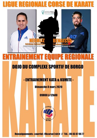 Equipe Régionale Kata et Kumité - Complexe Sportif - Borgo