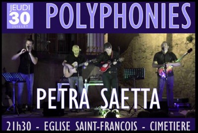 Concert polyphonique Petra Saetta à Bonifacio