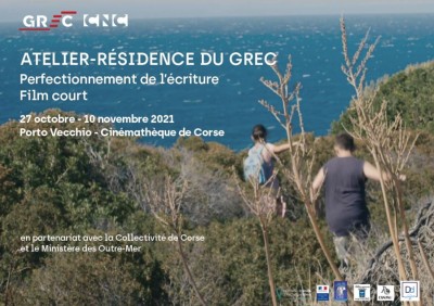 Atelier-résidence Perfectionnement de l'écriture - film court du GREC 2021 - Cinémathèque de Corse - Porto-Vecchio