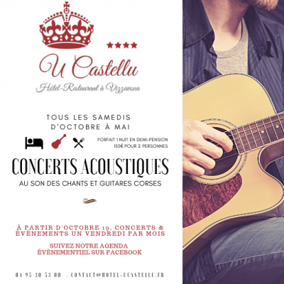 Concert acoustique - Restaurant U Castellu - Vizzavona