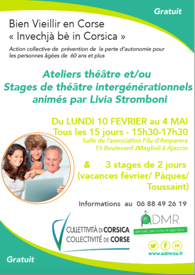 Atelier Théâtre - Livia Stromboni - Filu d'Amparera - Ajaccio