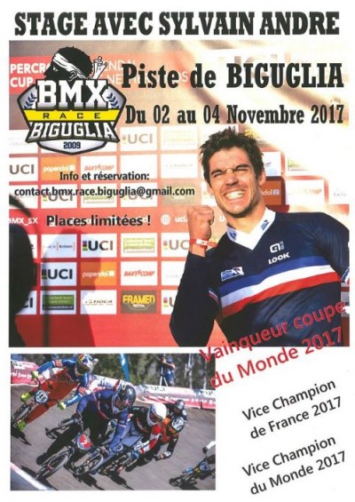 Stage BMX avec Sylvain André