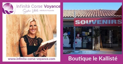 Consultations de Voyance Guidance & soin - Sophie Vitali - Boutique Kallisté - Olmeto 