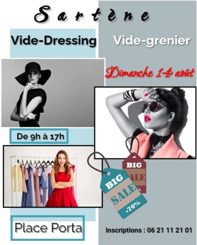 Vide-dressing - Vide-grenier - Place Porta - Sartène