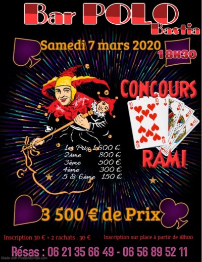 Concours de Rami - Bar Polo - Bastia