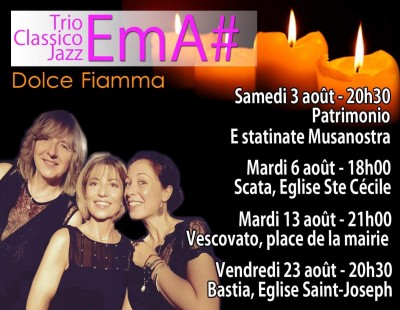 Trio EMA# - Dolce Fiamma - Place de la mairie - Vescovato