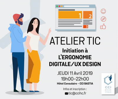 Atelier TIC - Initiation à l'ergonomie digitale - Hôtel consulaire - Bastia