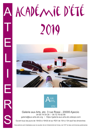 Académie d'été 2019 - Galerie Aux Arts Etc - Ajaccio