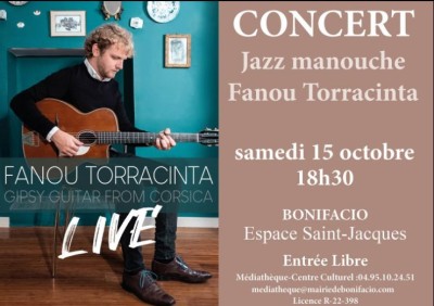 Concert de Jazz manouche - Fanou Torracinta - Espace Saint-Jacques - Bonifacio