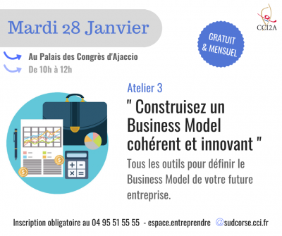 Construire un Business Model cohérent et innovant - Palais des Congrès - Ajaccio