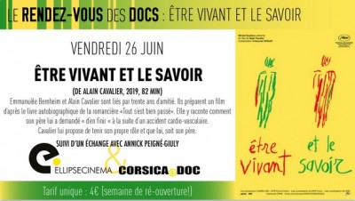 Le RDV des Docs - Être vivant et le savoir - Alain Cavalier - Ellipse Cinéma - Ajaccio