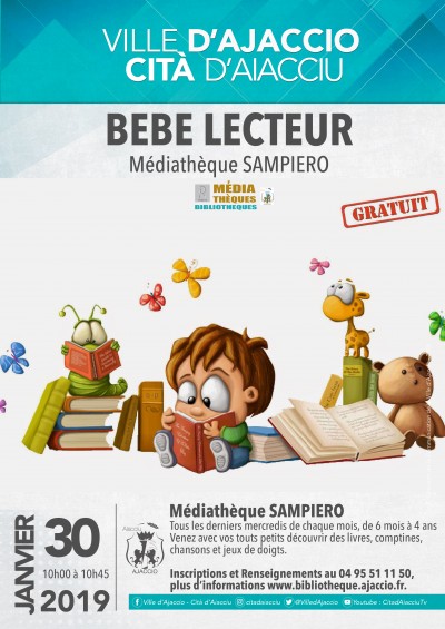 Bébé Lecteur - Médiathèque Sampiero - Ajaccio