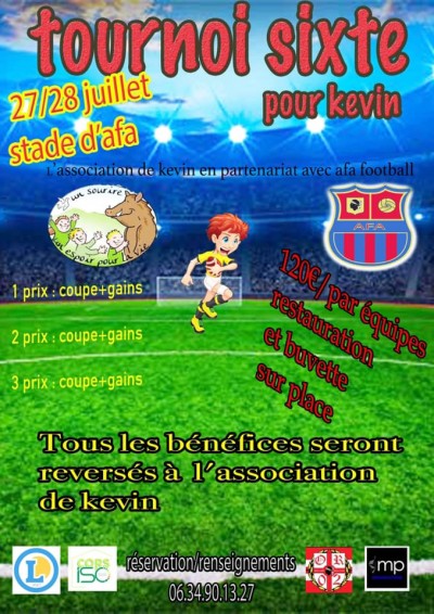 Tournoi Sixte pour Kévin - Stade d'Afa