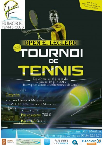 Open E. Leclerc - Fiumorbu Tennis Club 2019