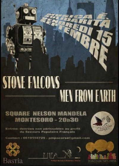 Concert Solidaire - Men From Earth - Stone Falcons