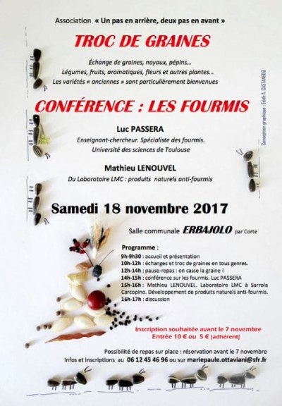 Troc de Graines et Conférence sur "Les Fourmis"