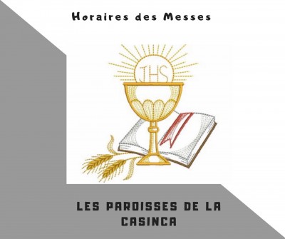 Messes - Janvier 2020 - Secteur Inter Paroissial de la Casinca