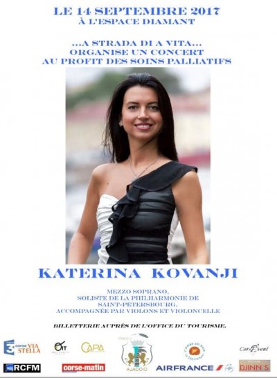 Concert de Soutien au profit des soins palliatifs avec Katerina KOVANJI Pour A Strada Di A Vita