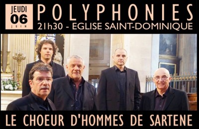 Concert polyphonique du Chœur d’hommes de Sartène - Eglise Saint Dominique - Bonifacio