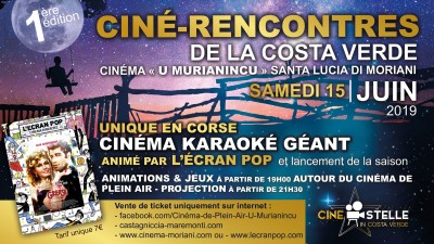 Ciné - Rencontres de la Costa Verde - Cinéma de plein air U Murianincu - Sainte Lucie de Moriani