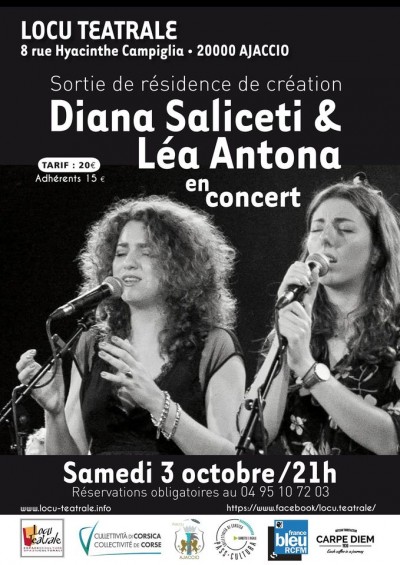 Diana Saliceti et Lea Antona - Spaziu Locu Teatrale - Ajaccio