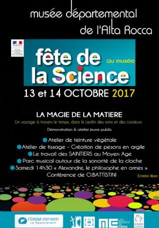 Fête De La Science Au Musée De L'alta Rocca