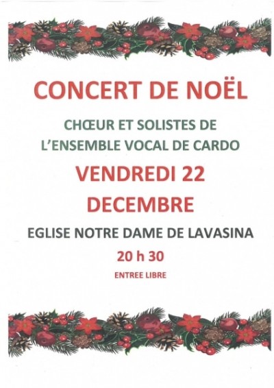 Concert De Noel à Lavasina