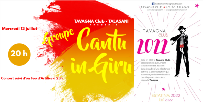 Cantu In Giru en concert au Tavagna Club - Talasani