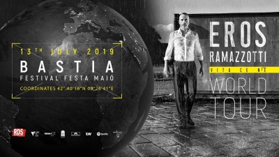 Eros Ramazzotti en concert - Festival Festa Maiò - Plage de l'Arinella - Bastia