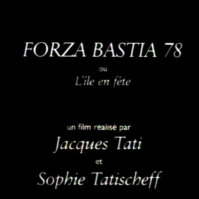 Café Ciné - Jacques Tati - Forza Bastia - Galerie Charles Thierry - Bastia