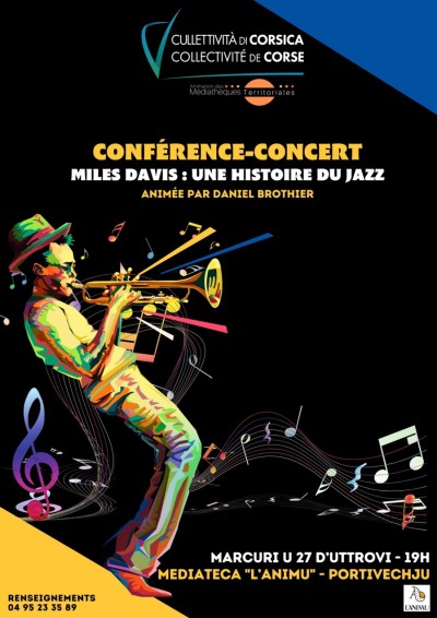 Miles Davis - Une histoire du Jazz - Daniel Brother - Médiathèque L’Animu - Porto-Vecchio