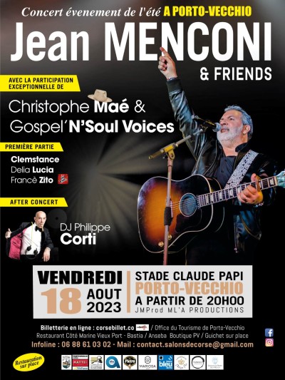 Jean Menconi & Friends - Stade Claude Papi - Porto-Vecchio