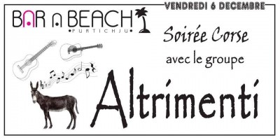 Soirée Corse Altrimenti - Bar à Beach - Ajaccio