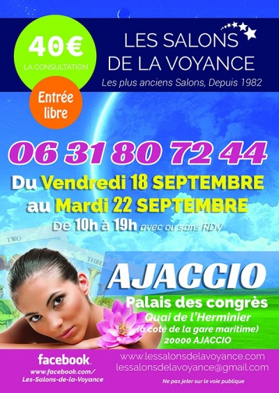 Les Salons de la Voyance - Palais des Congrès - Ajaccio