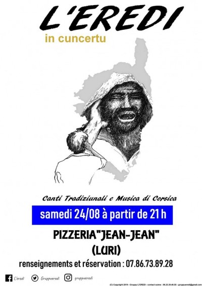 L’Eredi en concert - Restaurant Pizzeria Jean-Jean - Luri