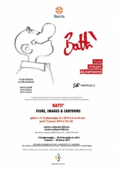 Batti Manfruelli - Fiure, Images & Cartoons - Centre culturel Alb'Oru - Bastia
