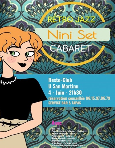 Rétro Jazz - Nini Set Cabaret - Resto Club U San Martinu - San Martino di Lota