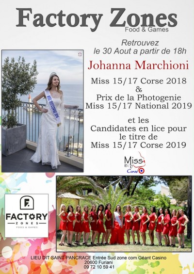 Comité Miss 15/17 Corse - Factory Zones - Furiani