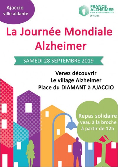 Journée Mondiale du Village de France Alzheimer - Place du diamant - Ajaccio