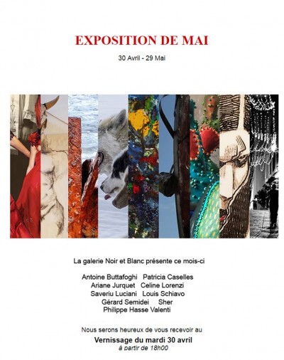 Exposition de mai - Galerie d'Art Noir et Blanc - Bastia