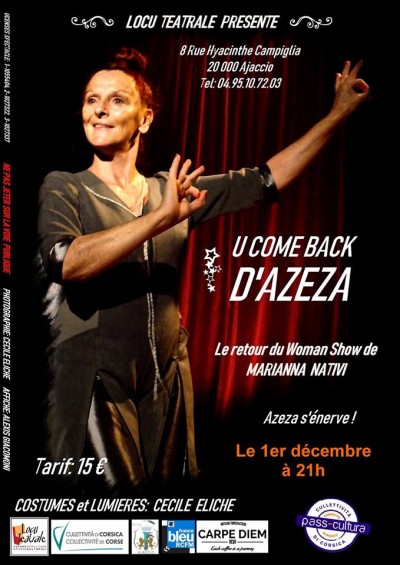 U Come Back d'Azeza - Marianna Nativi - Locu Teatrale - Ajaccio 