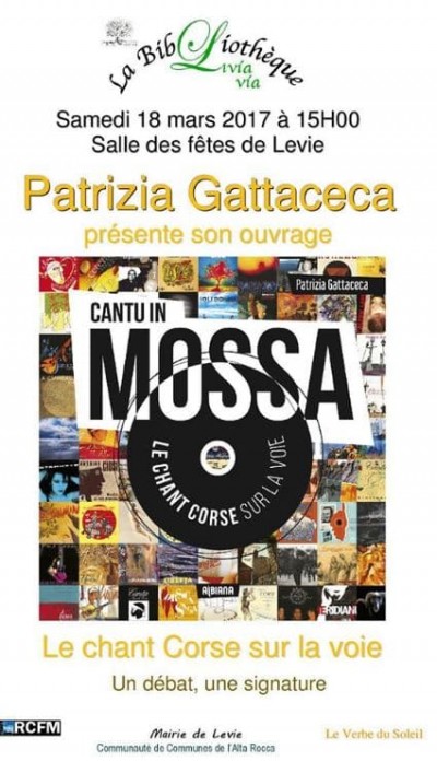 Présentation de Cantu in Mossa par son auteur Patrizia Gattaceca