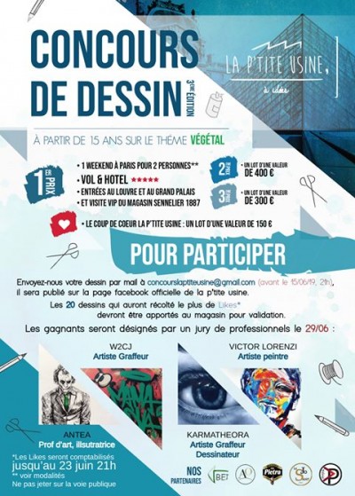 Concours de dessin - La p'tite usine - Bastia