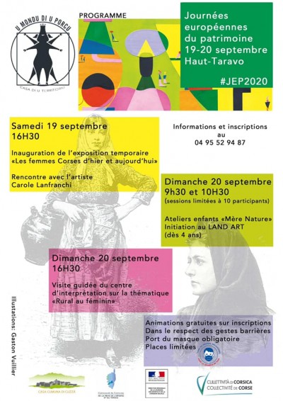 Journées Européennes du Patrimoine -  Centre d'interprétation - Cozzano - Haut-Taravo - Annulé